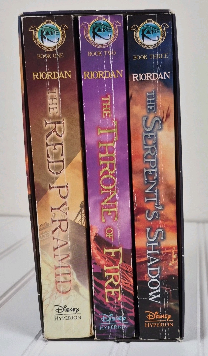 The Kane Chronicles Box Set Complete Series 1-3 Rick Riordan YA Paperback