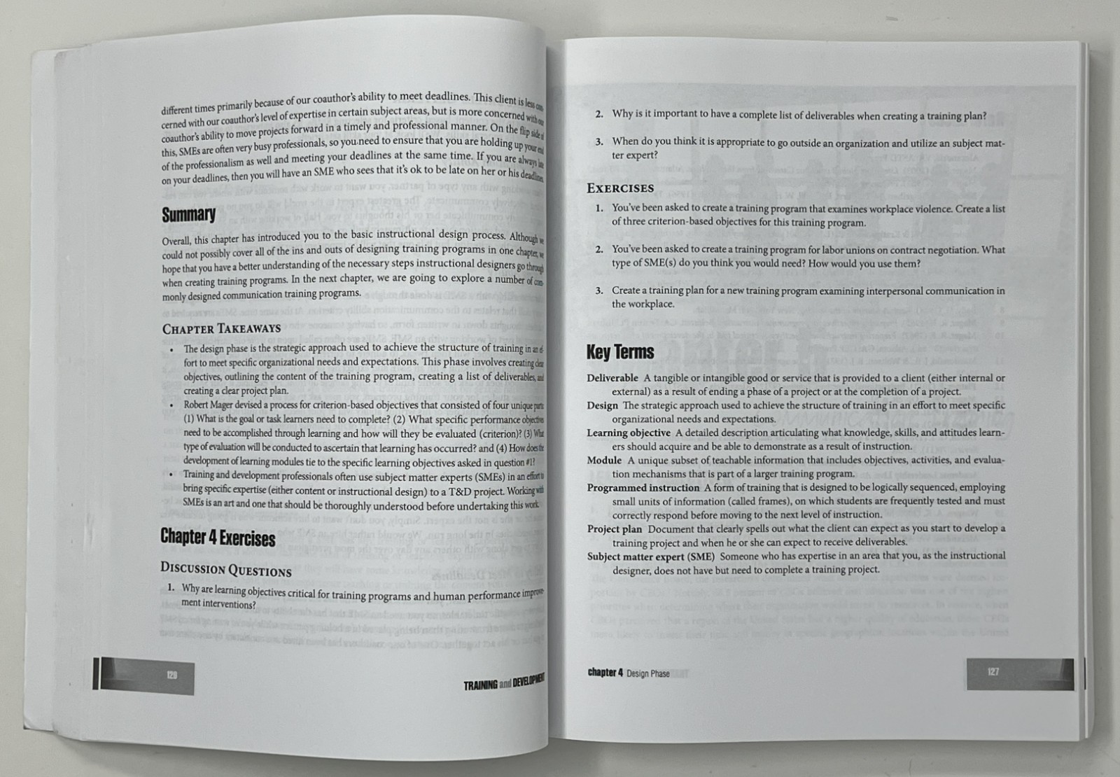 Training & Development by Wrench, Johnson & Citera – 2015 PB Pub. Kendall Hunt