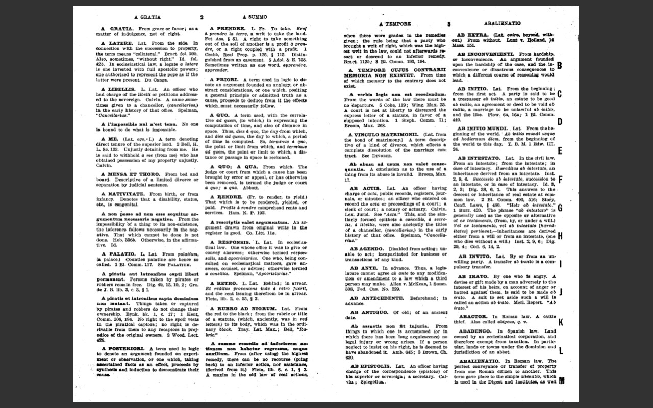 BLACK’S LAW DICTIONARY, 1st Edition 1891 and 2nd Edition 1910 Law Book on CD-ROM