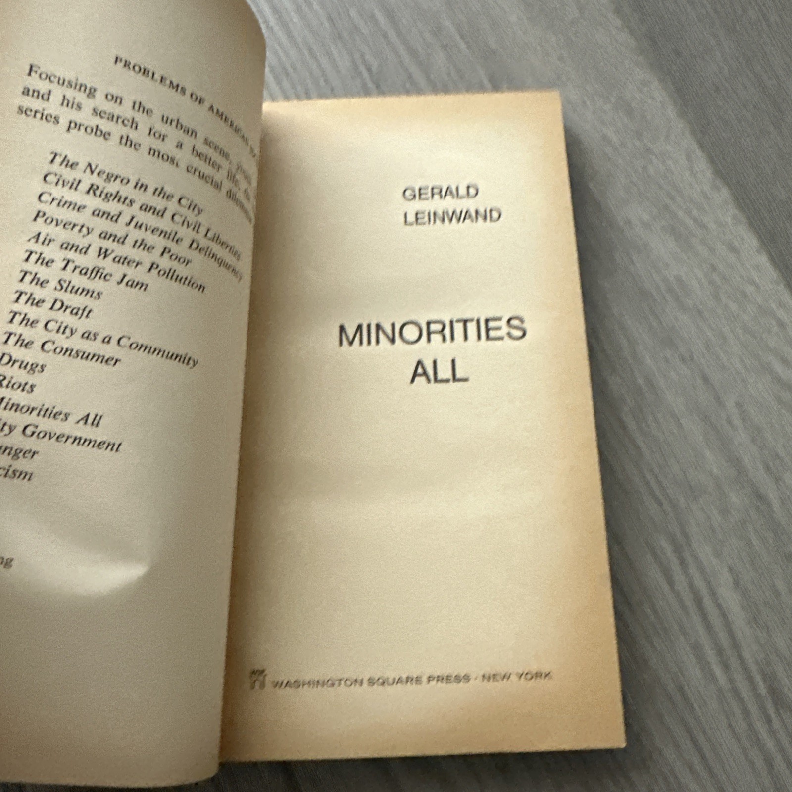 multiple contributors Problems of American Society Minorities All PBK GOOD