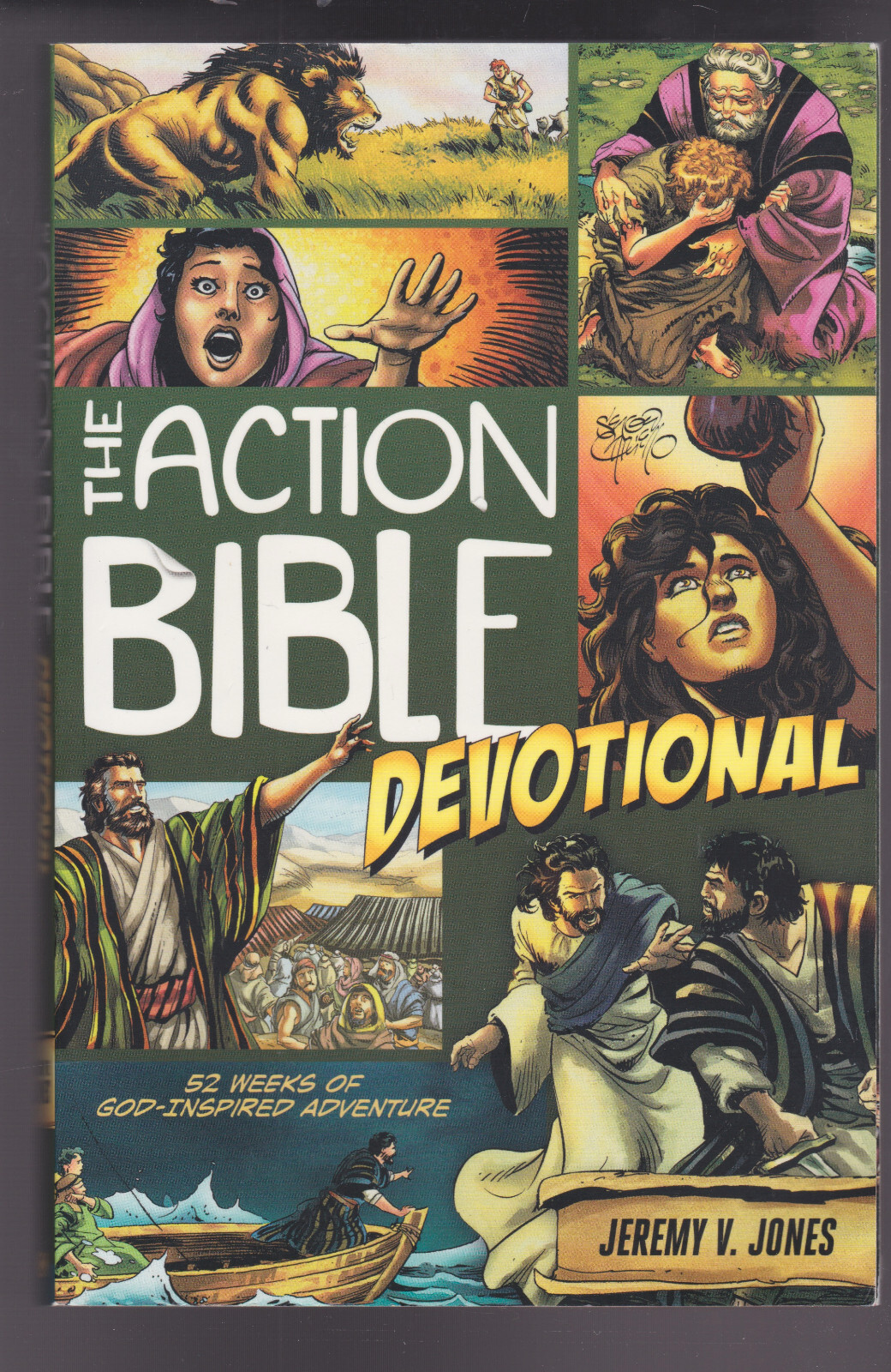 The Action Bible Devotional: 52 Weeks of God-Inspired Adventure Paperback LN