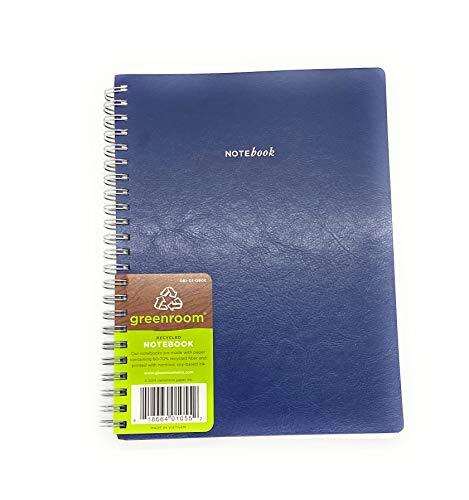 GreenRoom Spiral Journal – Flexible Leather Cover 80 sheets 160 by GreenRoom