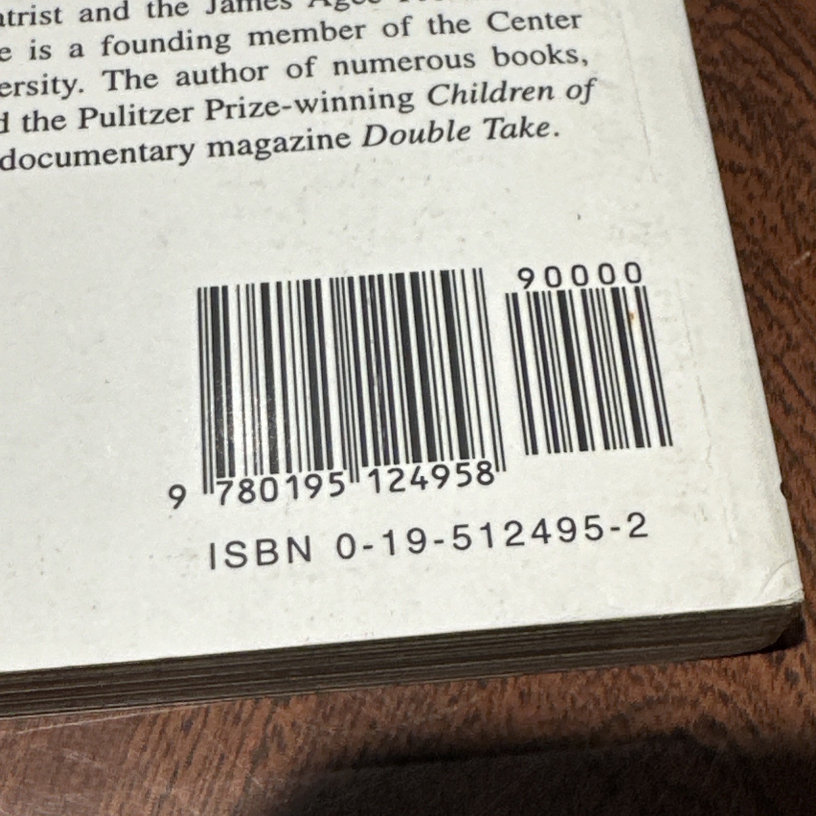 Doing documentary work by Robert Coles paperback Photography 1997 B-12225