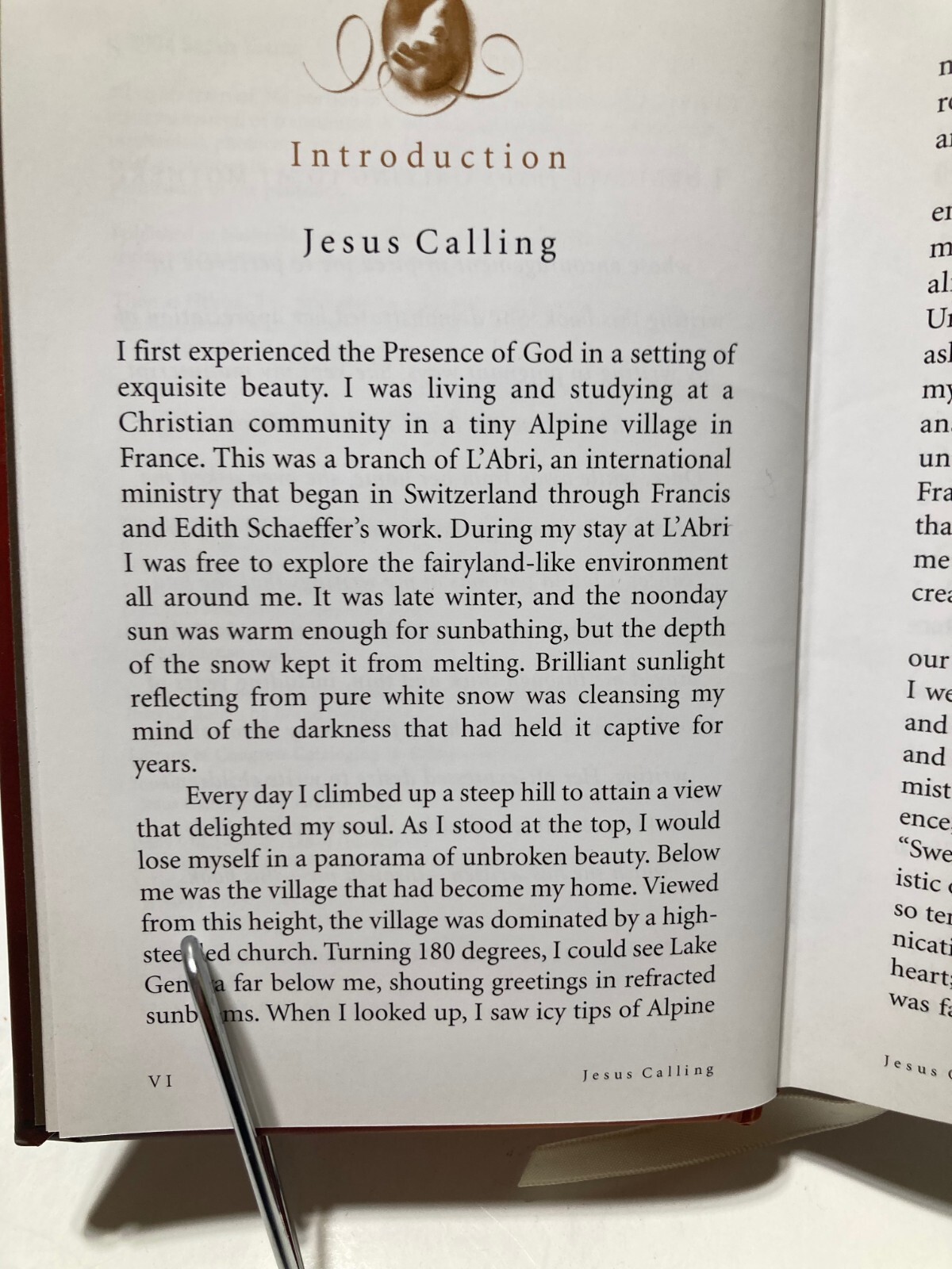 Jesus Calling. Sarah Young (2004, Hardcover) 6.5 X 4.5 inches