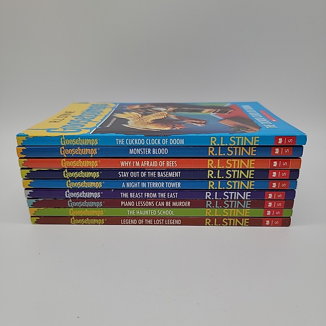 Lot of 9 Goosebumps Books by Scholastic R. L. Stine
