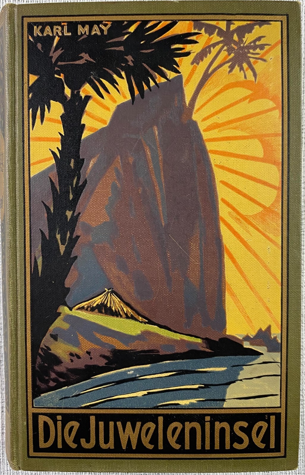 Die Juweleninsel (Roman von Karl May) 1st Edition Hardcover 1926, German