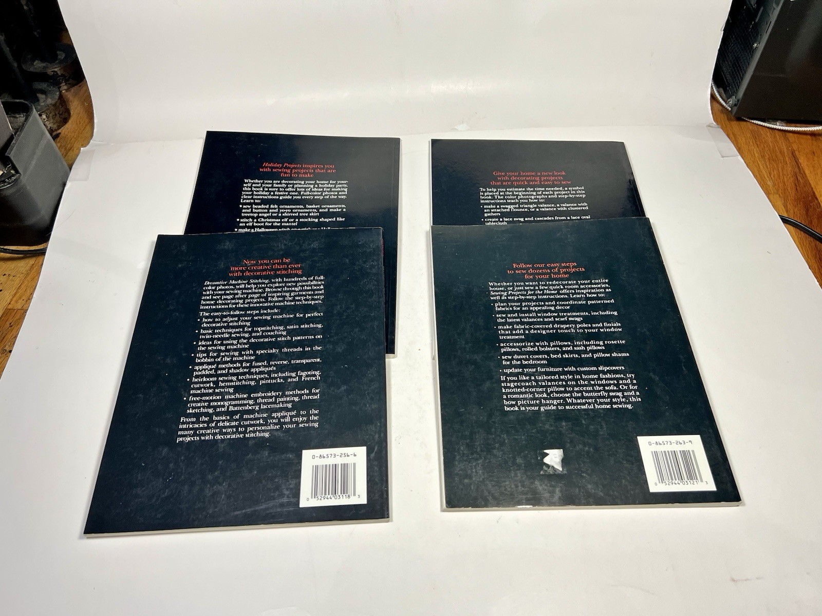 Singer Sewing Reference Library 9 Book Lot – Upholstery Embroidery Stitching
