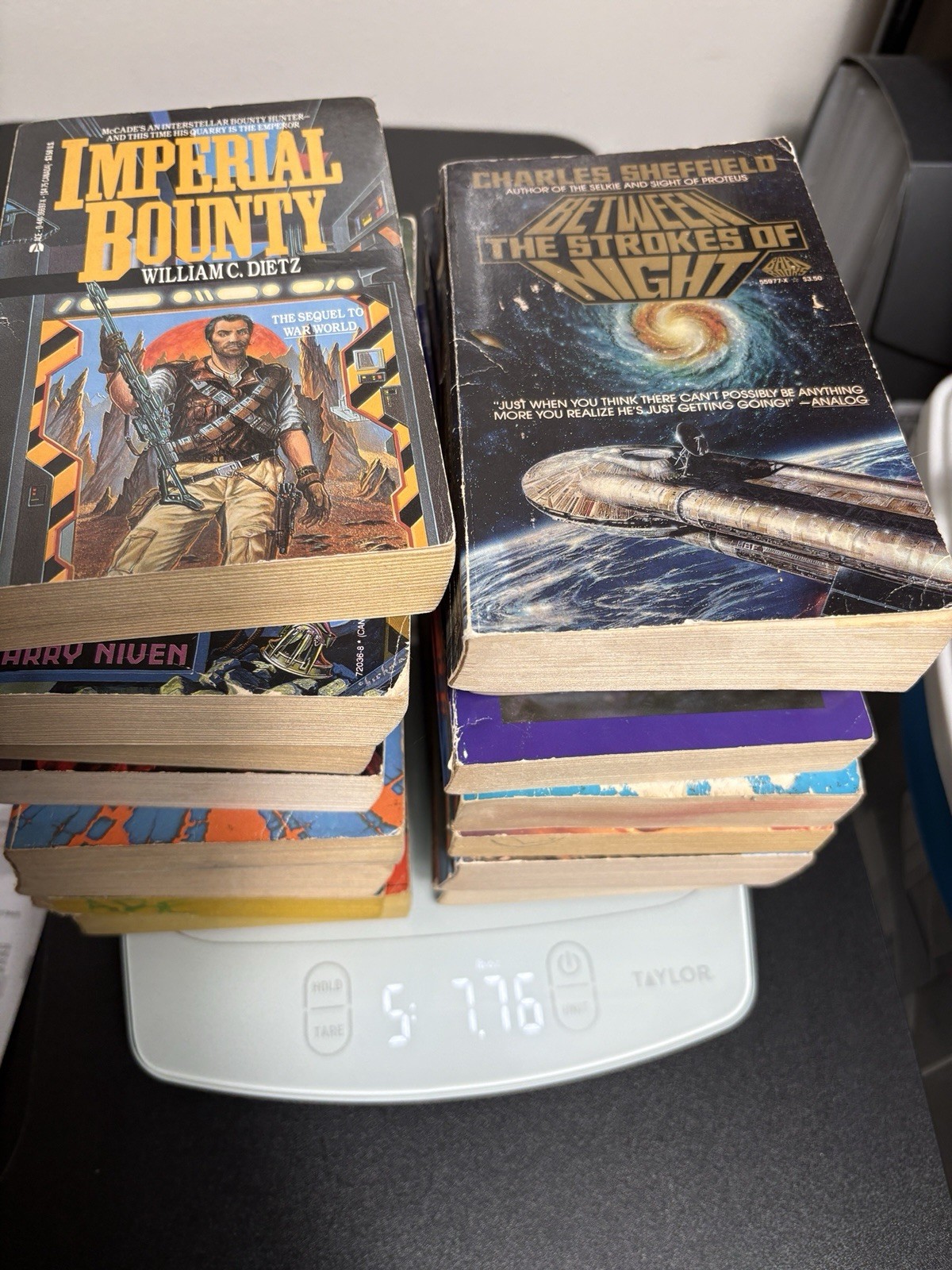 Vintage Sci-Fi Book Lot 16 paperback 1980s Fantasy Adventure Action Futuristic