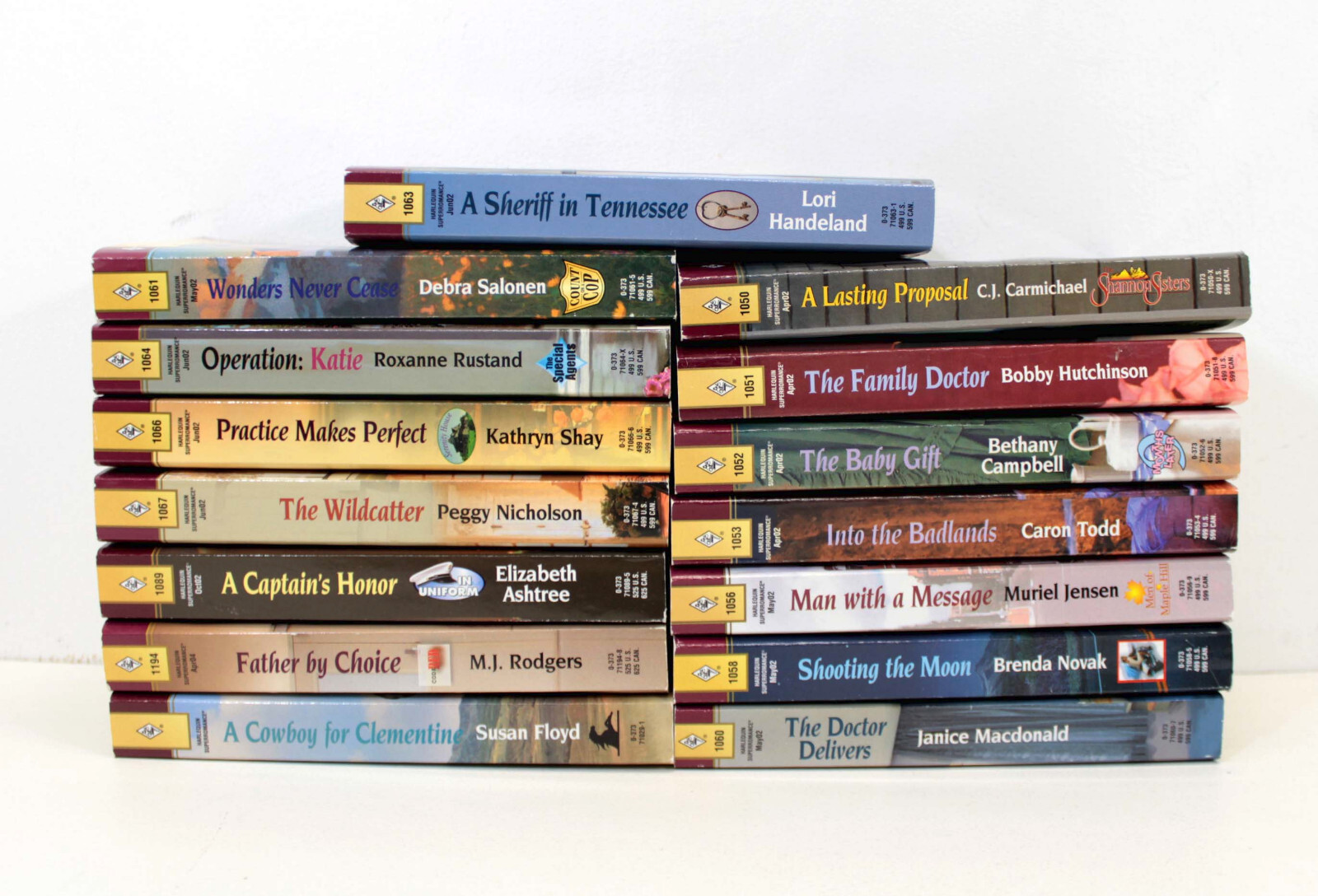 Lot of 15 Harlequin Super Romance Novels 2002 Paperback Books