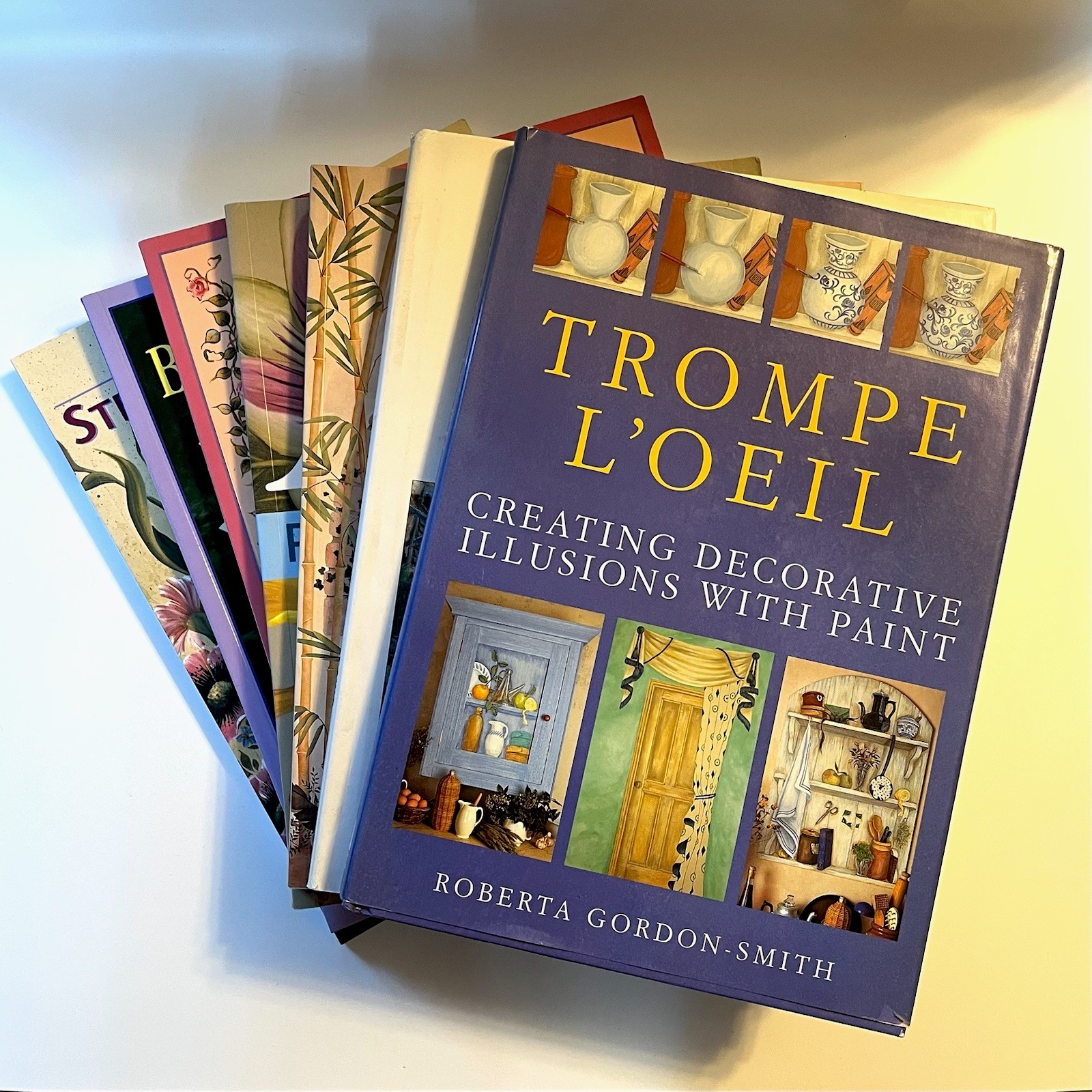 LOT 7 North Light Art Instruction How-To Decorative Painting Tromp L’oeil MORE