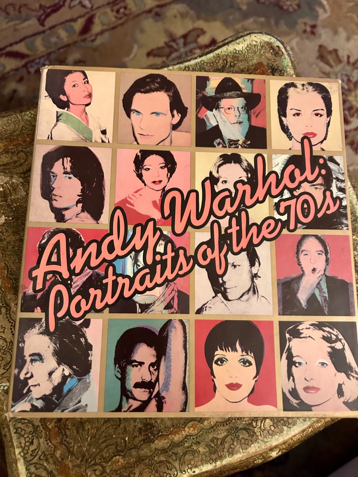 Andy Warhol Portraits of the 70s SIGNED First Edition 1979 HC/DJ