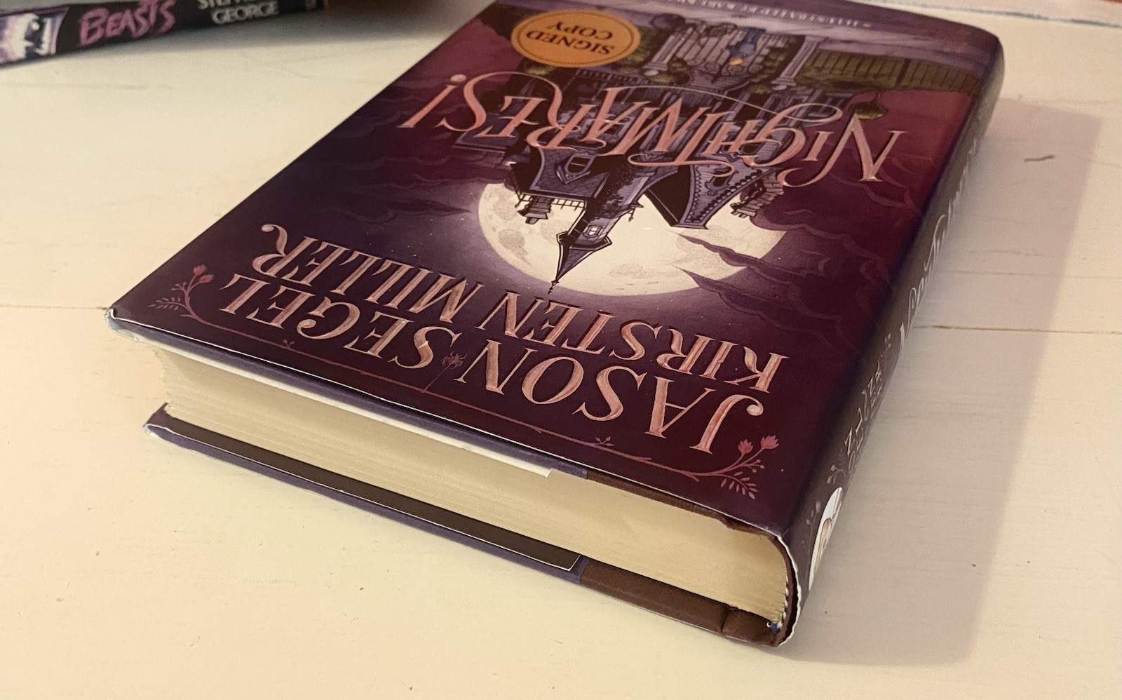 **SIGNED** Nightmares! by Jason Segel (auto) Kirsten Miller (2014, 1st Ed HCDJ)