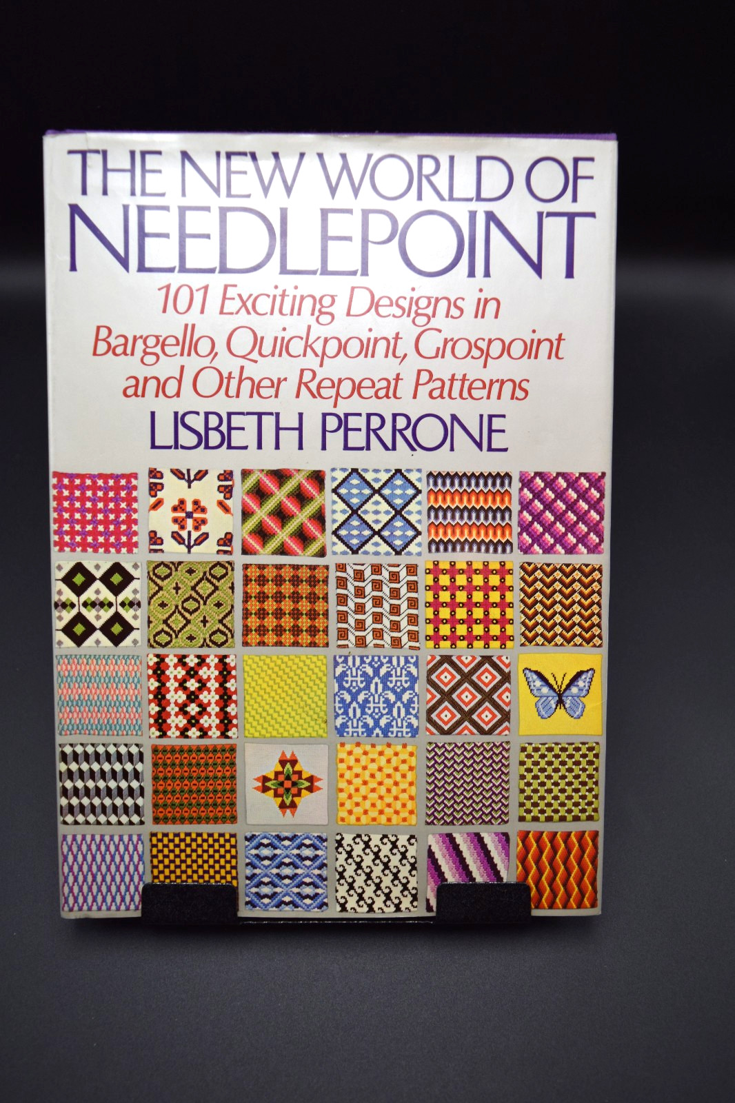 The New World of Needlepoint, Lisbeth Perrone 1972 HCDJ 1st ed.-VG