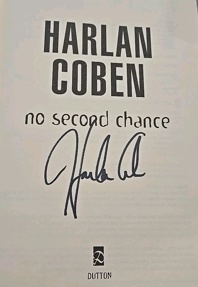 No Second Chance by Harlan Coben Signed 1st Edition HCDJ