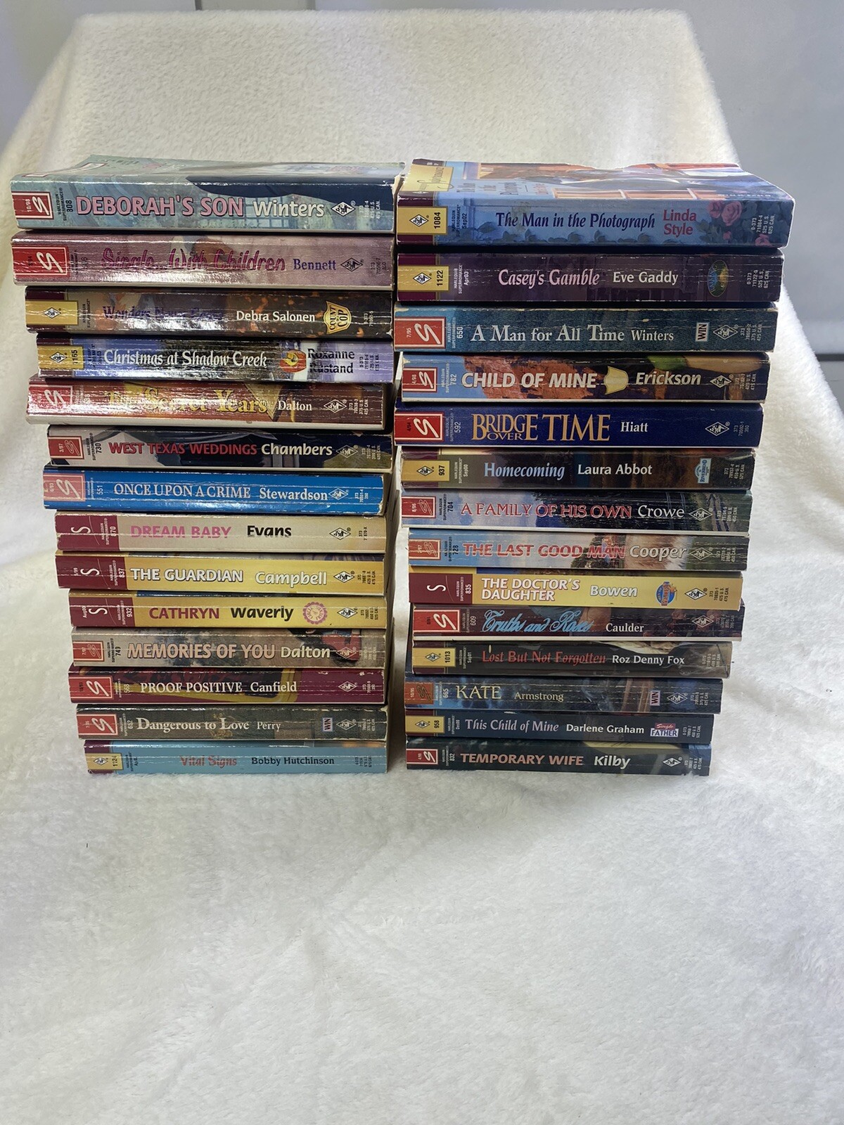 Lot Of 28 Harlequin Super Romance Paperback Novels Various Authors