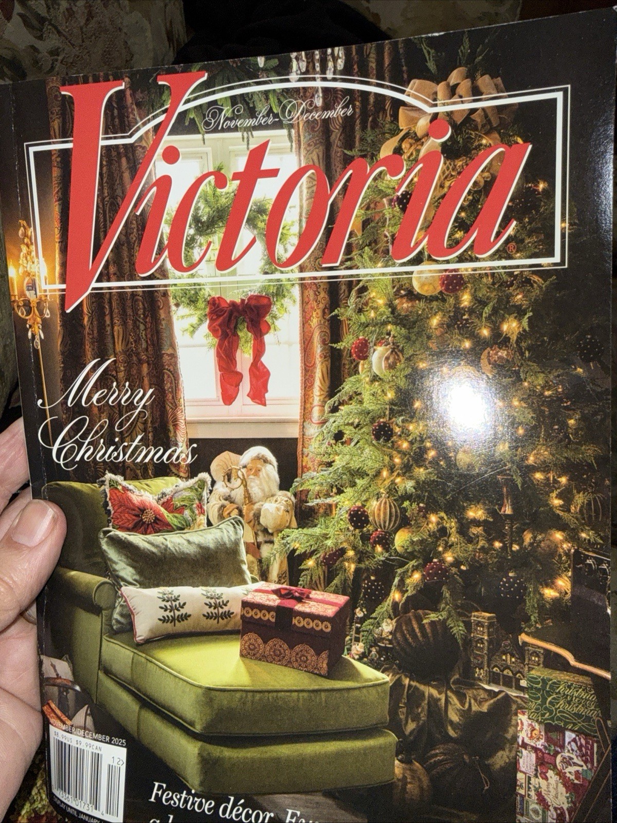 Victoria Magazine Nov Dec 2025 Merry Christmas Festive Decor European Travels