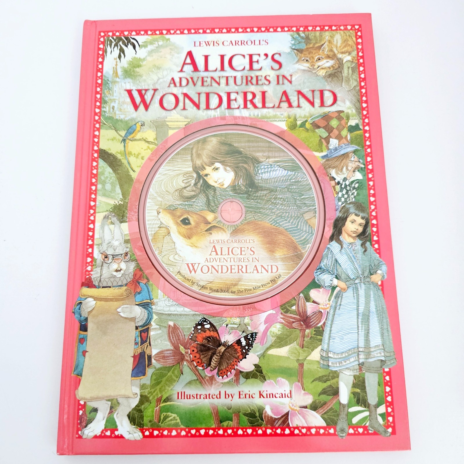 Lewis Carroll’s Alice’s Adventures in Wonderland Eric Kincaid Hardcover with CD