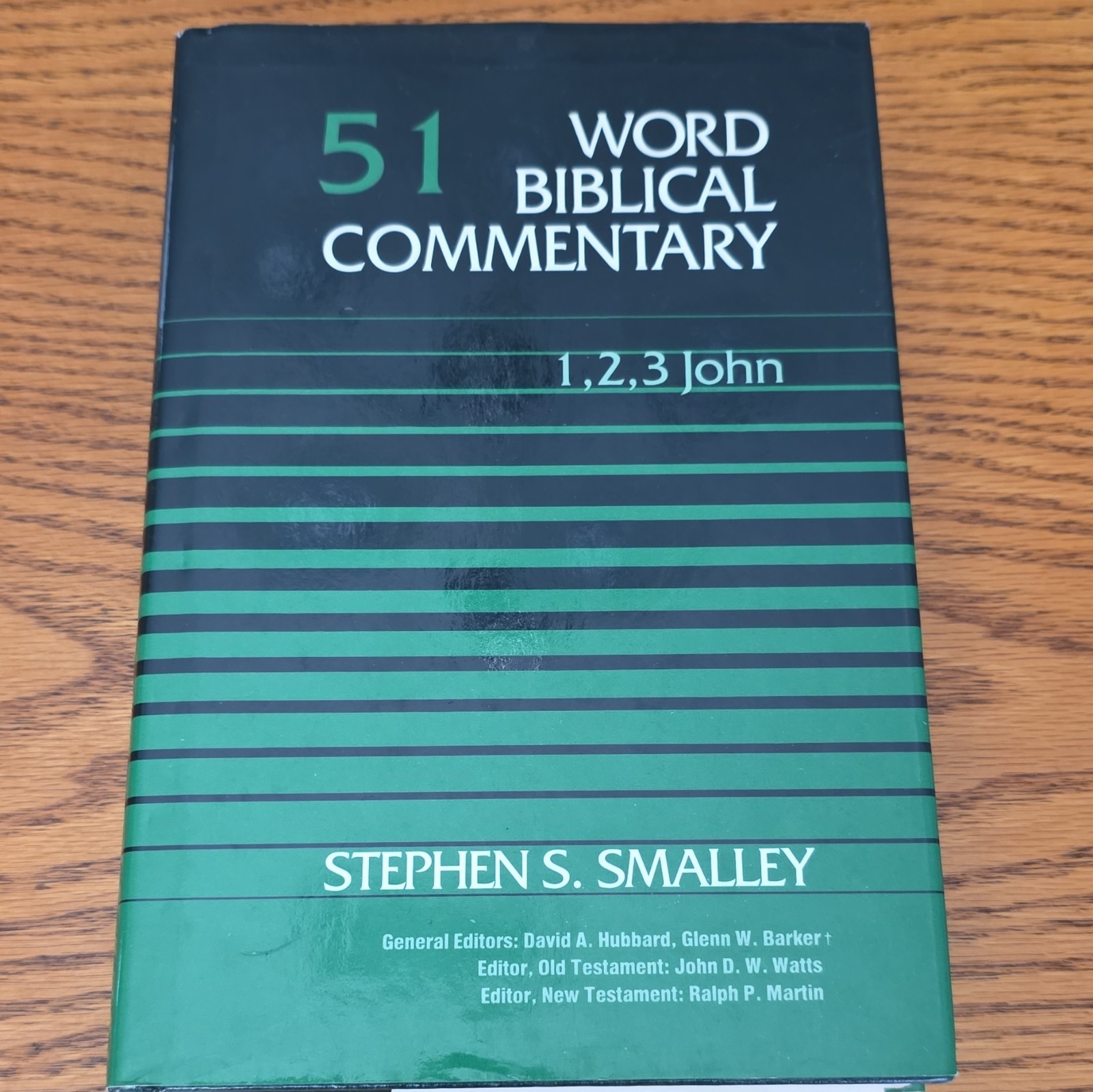 Word Biblical Commentary: 1, 2, 3 John Hardcover Dust Jacket Smalley