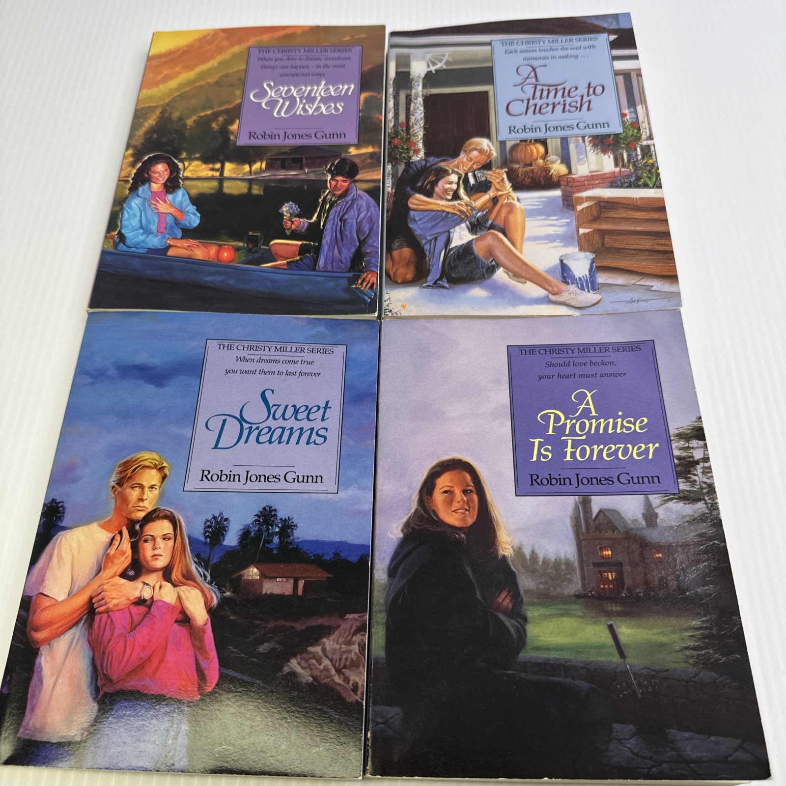 Christy Miller Series #9-12 Robin Jones Gunn Paperbacks Seventeen Wishes Sweet