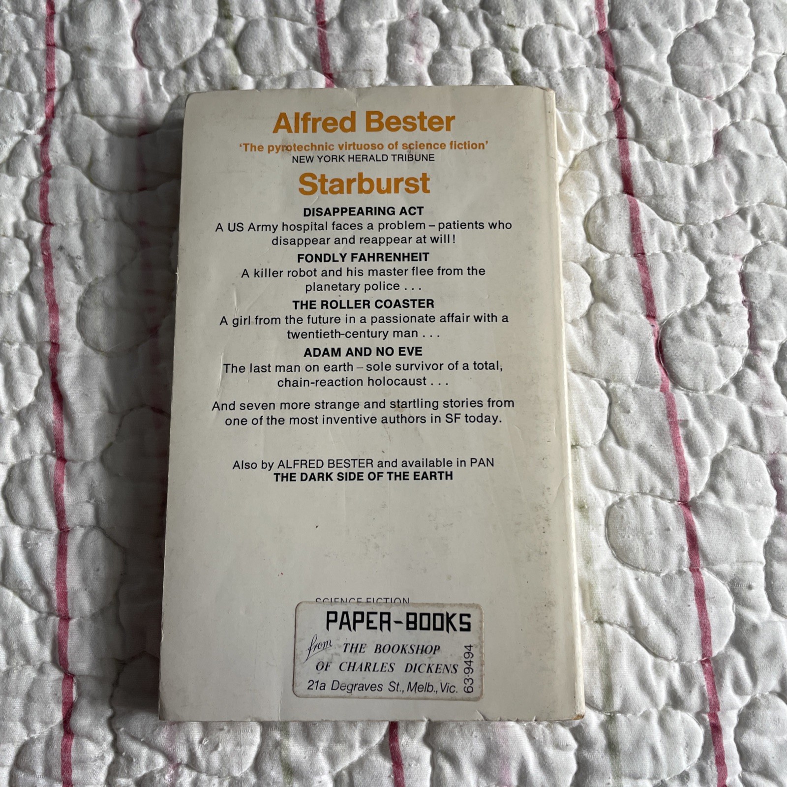 Alfred Bester – Starburst – – Pan Books 1977
