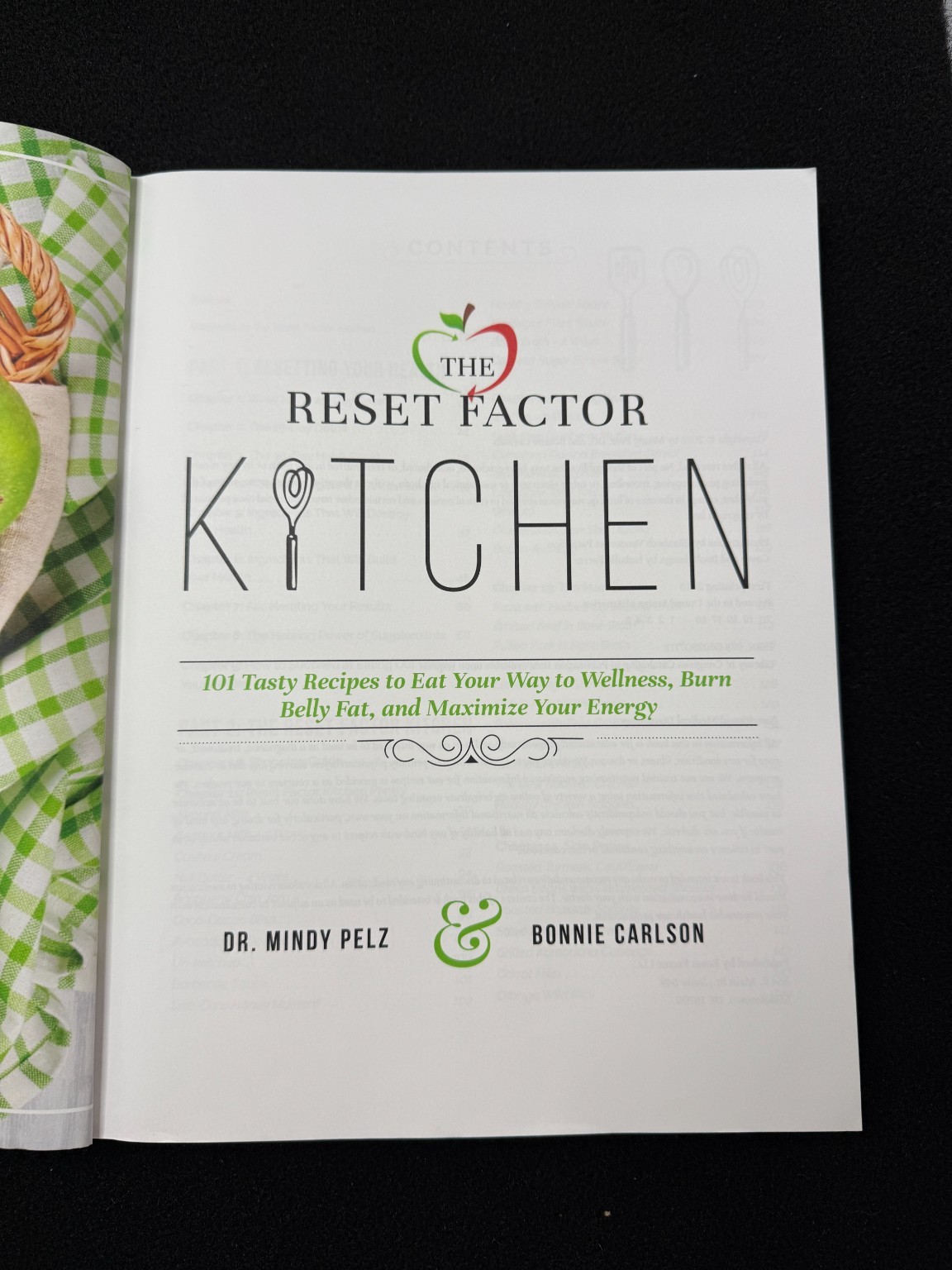 Reset Factor Kitchen Dr Mindy Pelz Bonnie Carlson 2016 Healthy Recipes Cookbook