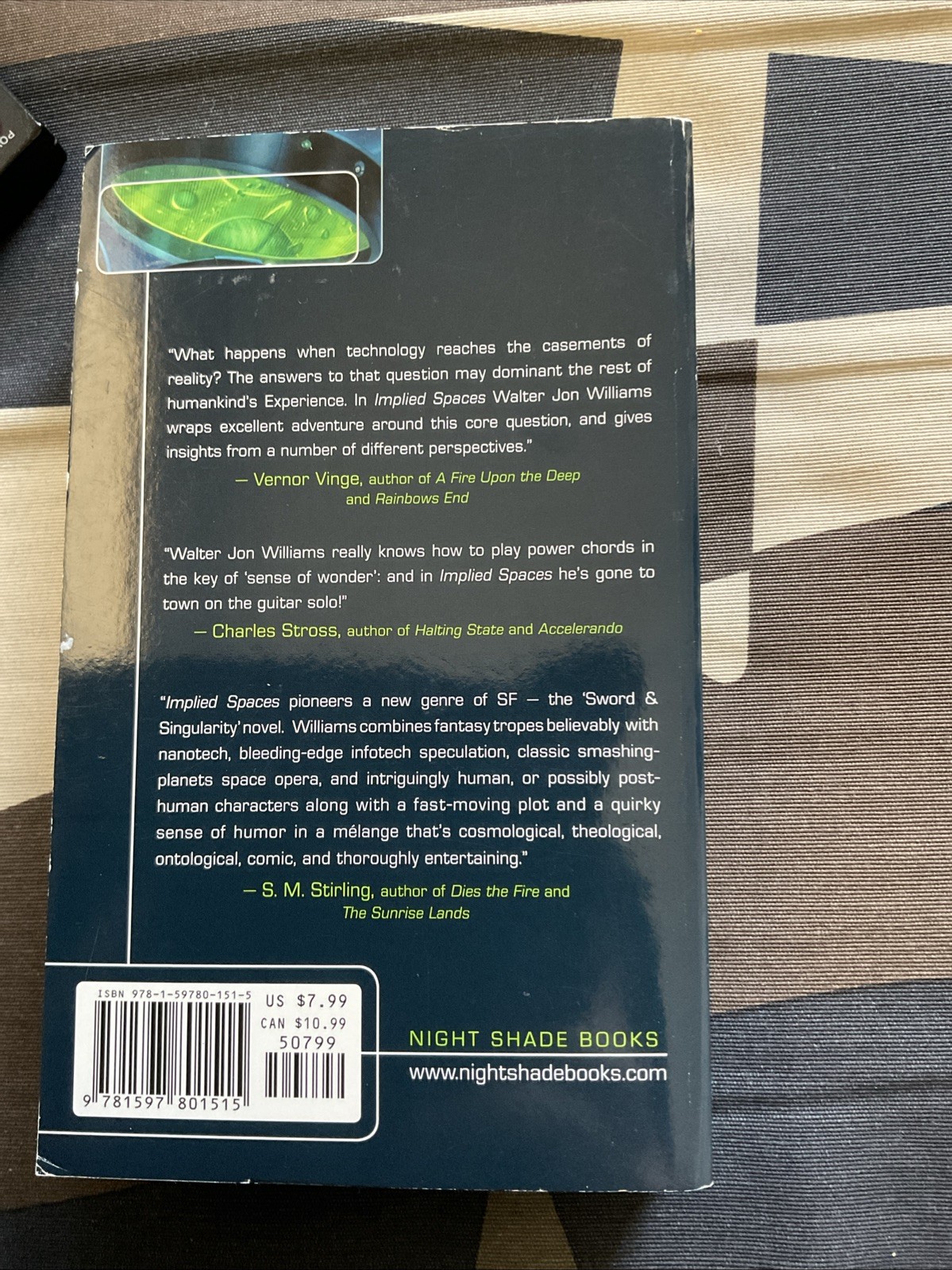 Implied Spaces by Walter Jon Williams (2009, Mass Market)