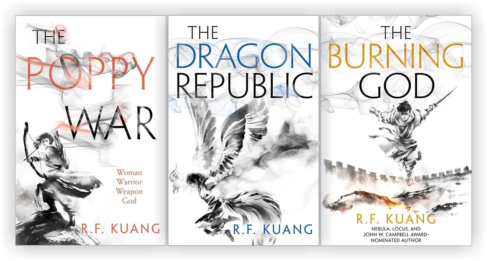 The Poppy War Trilogy Set [Poppy War, Dragon Republic, Burning God] (Paperback)