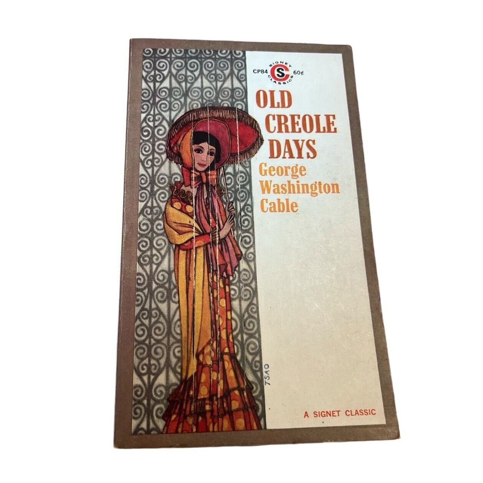 “OLD CREOLE DAYS” GEORGE CABLE 1ST PRINTING 1961 PB VTG Signet Classics