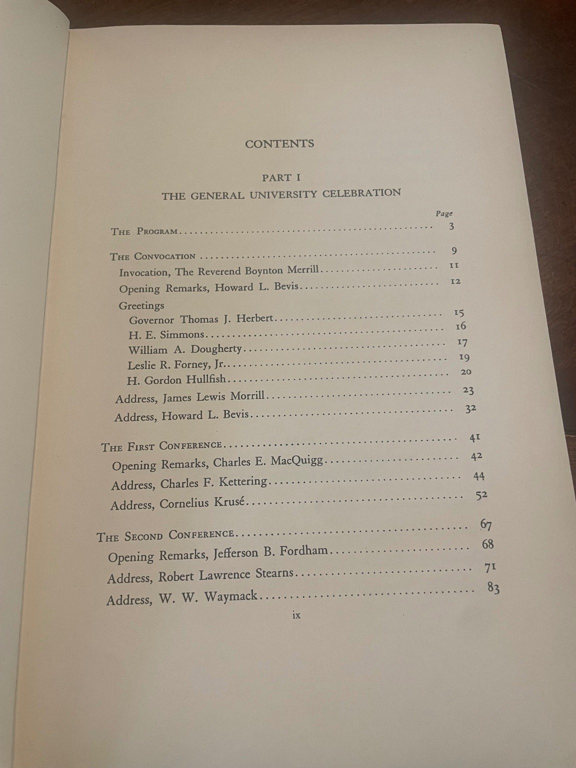 History of The Ohio State University Volume VI 1951 University Press