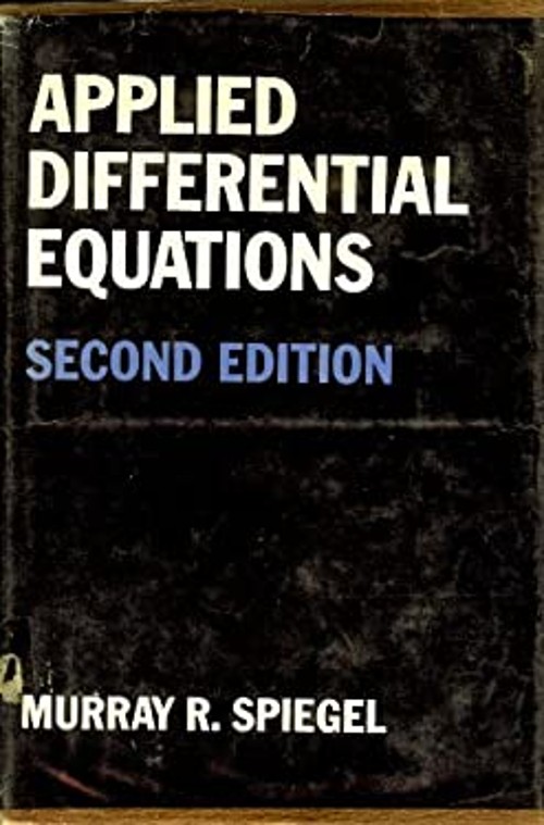 Applied Differential Equations – Second Edition Murray Spiegel