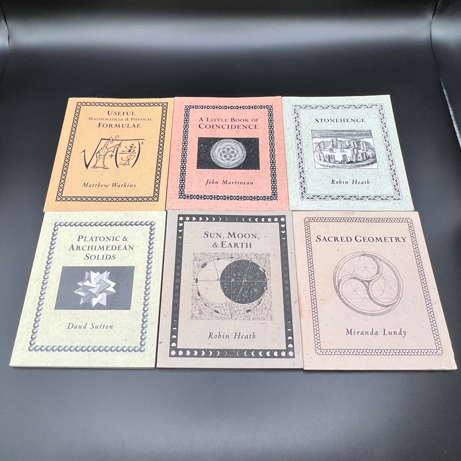 Wooden Books Set – 6 Science Paperbacks – Stonehenge, Sacred Geometry + More