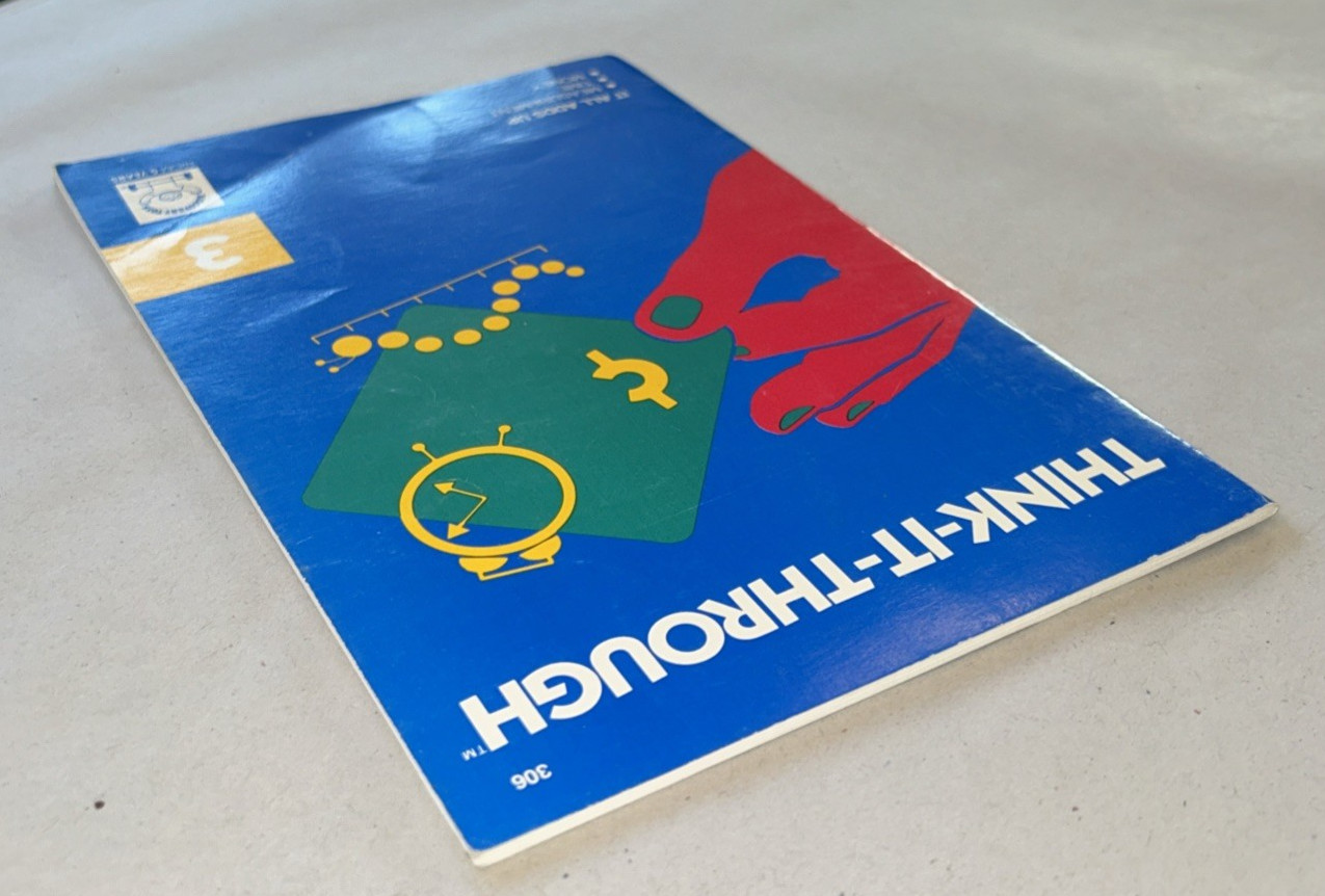 Think-It-Through (1990) ~ Discovery Toys ~ Teaching Aid ~ Paperback