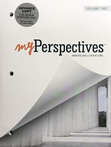 MYPERSPECTIVES ENGLISH LANGUAGE ARTS 2017 STUDENT EDITION GRADE 11 – VERY GOOD
