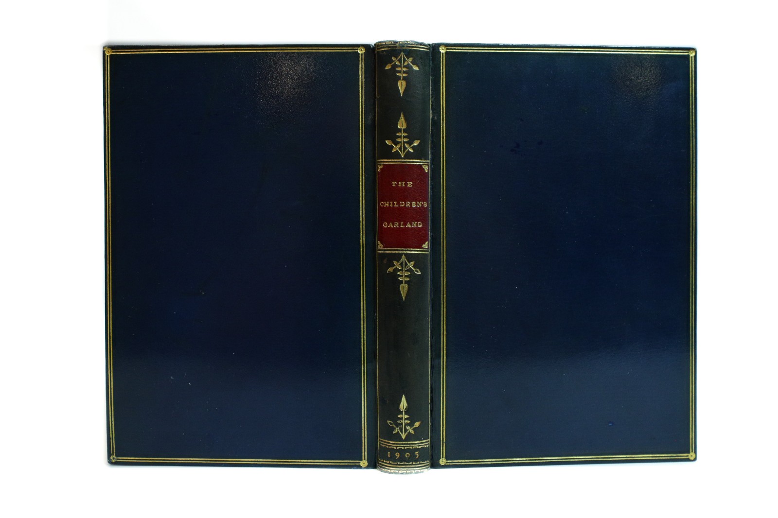 The Childrens Garland, C Patmore 1905. Full Leather Fine Binding by Root & Son