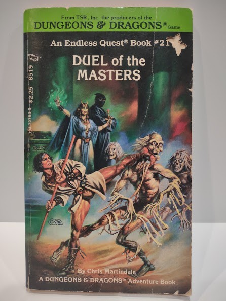 Duel of the Masters by Chris Martindale An Endless Quest #21 (TSR, 1984) 1st D&D