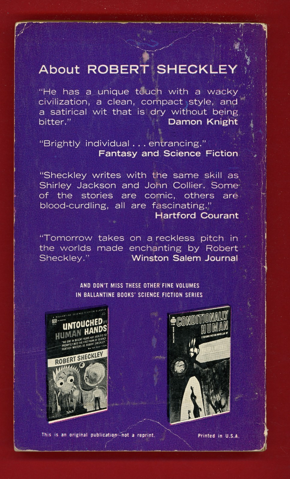 Vintage Sci-Fi Paperback Lot 10 Matheson Bradbury Sheckley Classic Space Horror