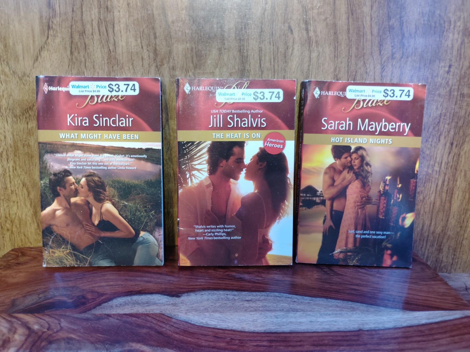 Harlequin Blaze Paperback Lot 3 Sinclair Shalvis Mayberry Romance 2010 2011