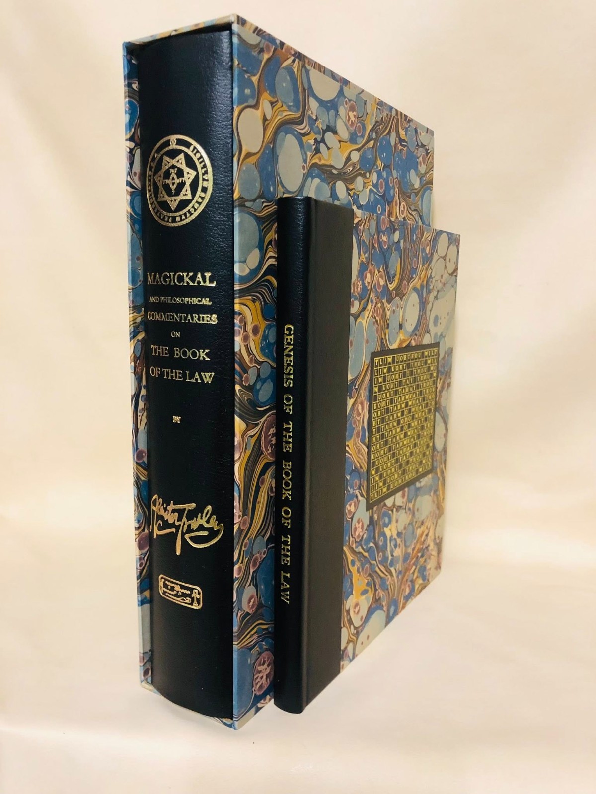 Aleister Crowley Book of The Law complete Commentaries Set : occult rare thelema
