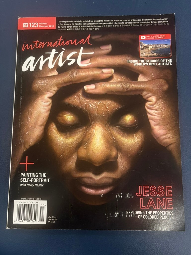 International Artist Magazine Oct/Nov 2018 #123 Jessie Lane exp Colored Pencils+