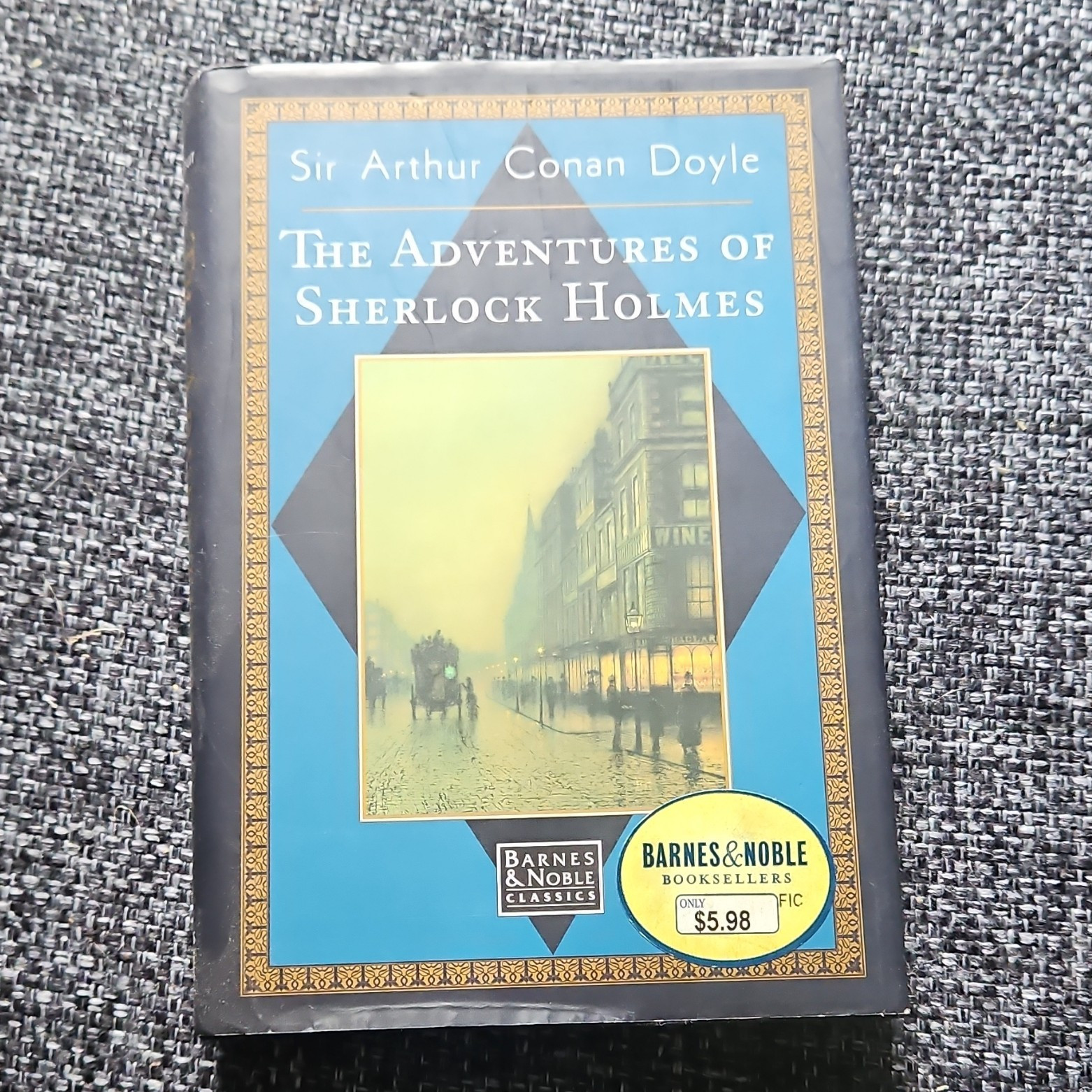 The Adventures of Sherlock Holmes Sir Arthur Conan Doyle HC Barnes & Noble 1995