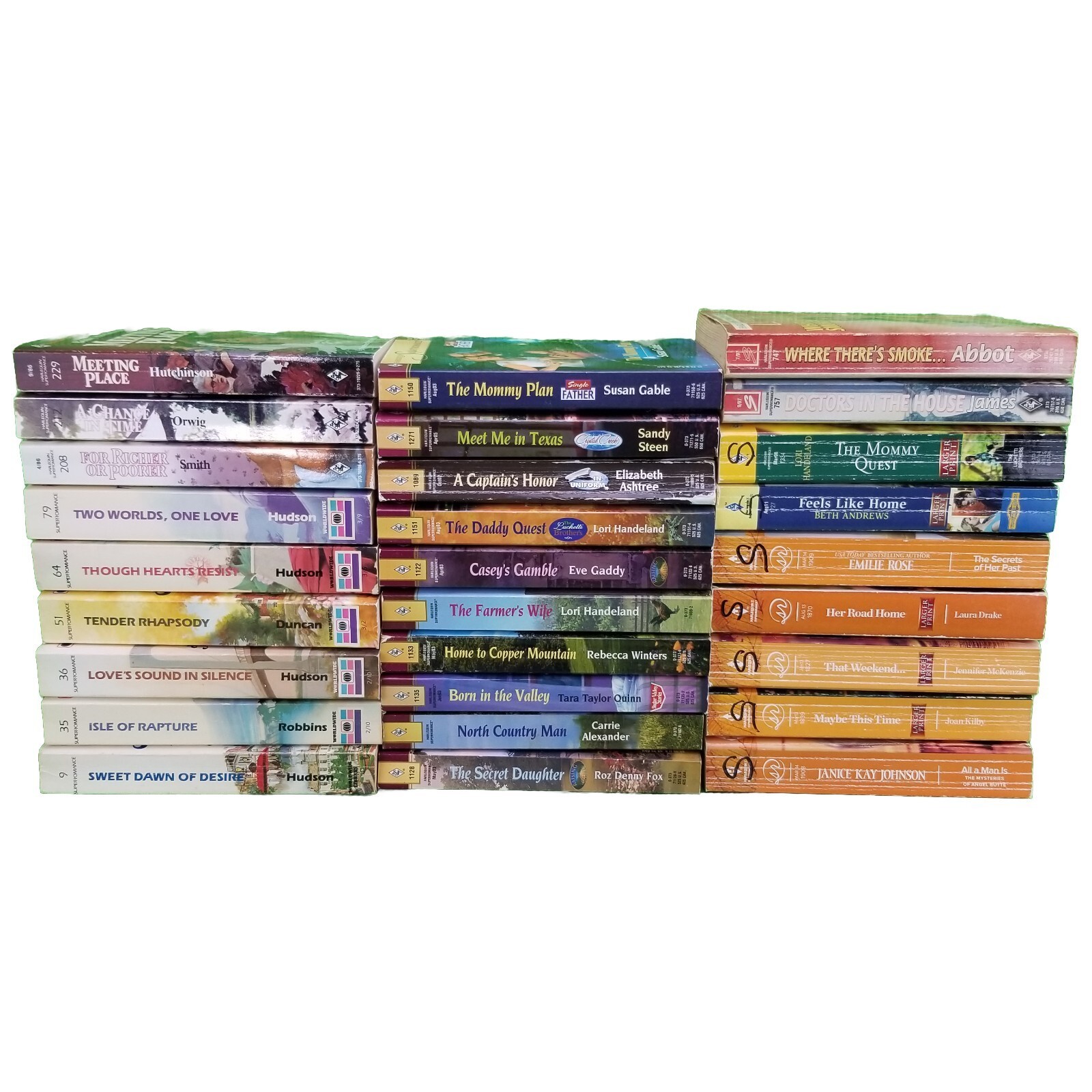 ✅Mixed Lot of 28 Harlequin Super Romance Books Adult Erotic Fantasy Reading PB