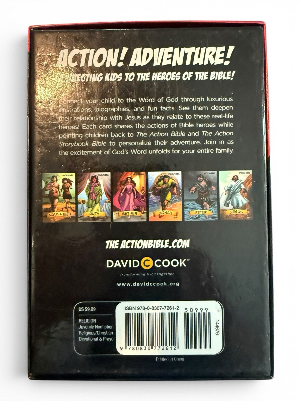 Action Bible Heroes Card Collection : 54 Cards Filled with Devotions and Fun…