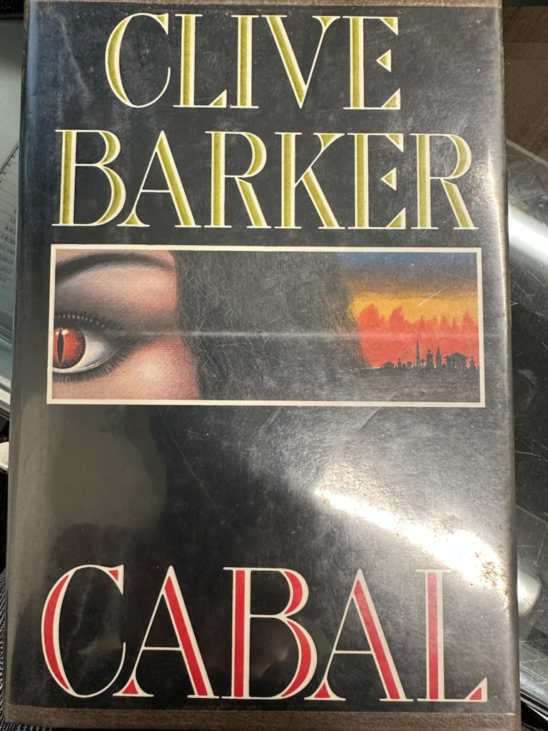 CABAL – By Clive Barker 1988 Hardcover Horror 377 pages – Near Mint, Dust Jacket
