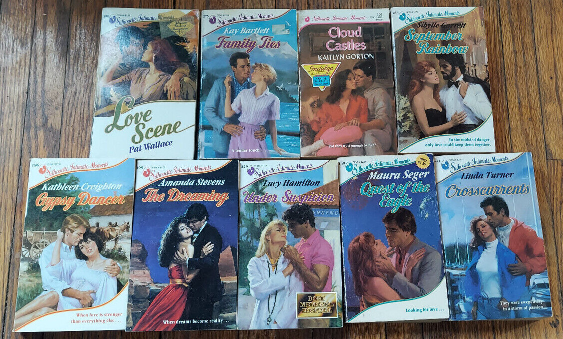 9 SILHOUETTE INTIMATE MOMENTS ROMANCE BOOKS