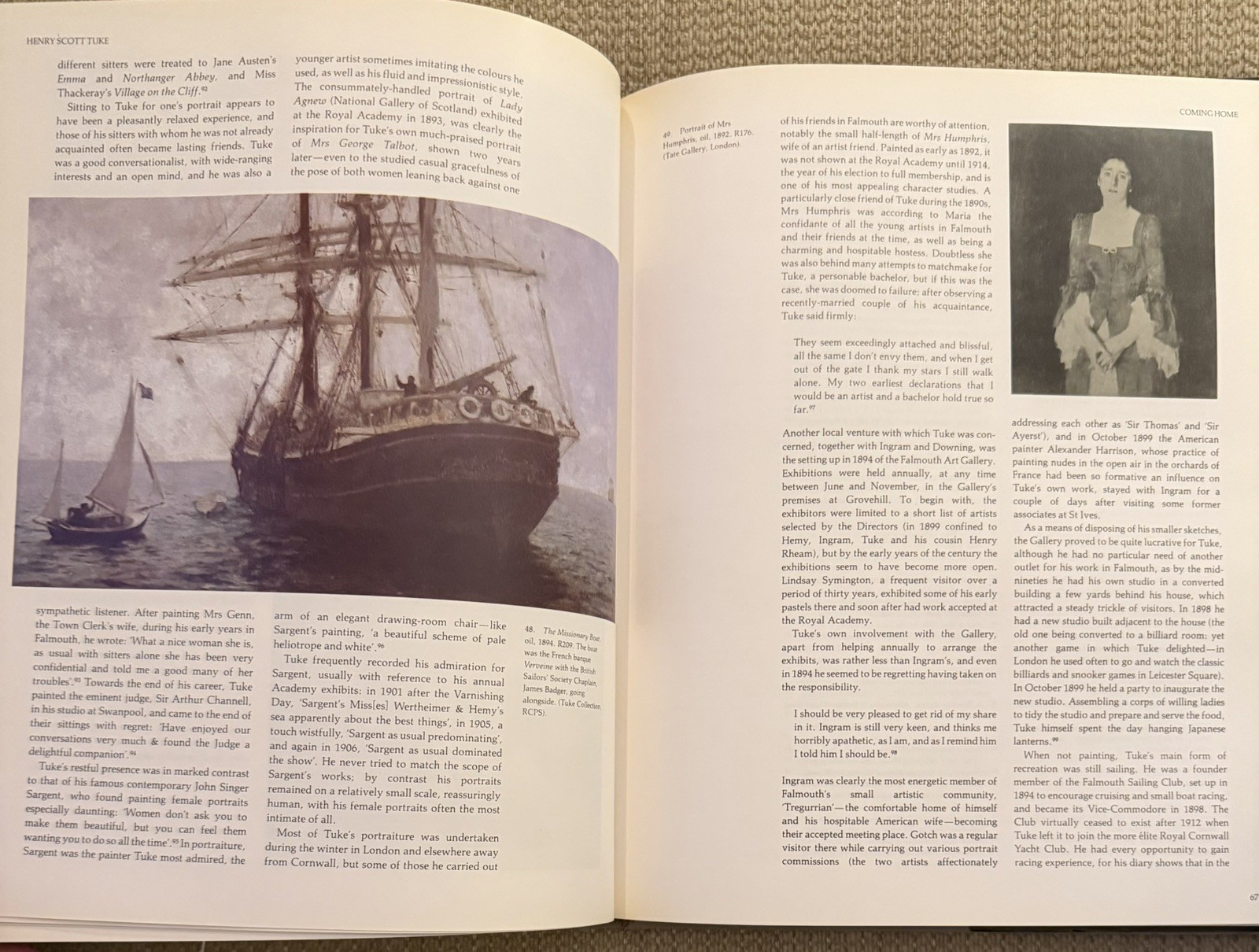 Henry Scott Tuke: 1858-1929, Under Canvas by D. Wainwright & C. Dinn (HC, 1991)