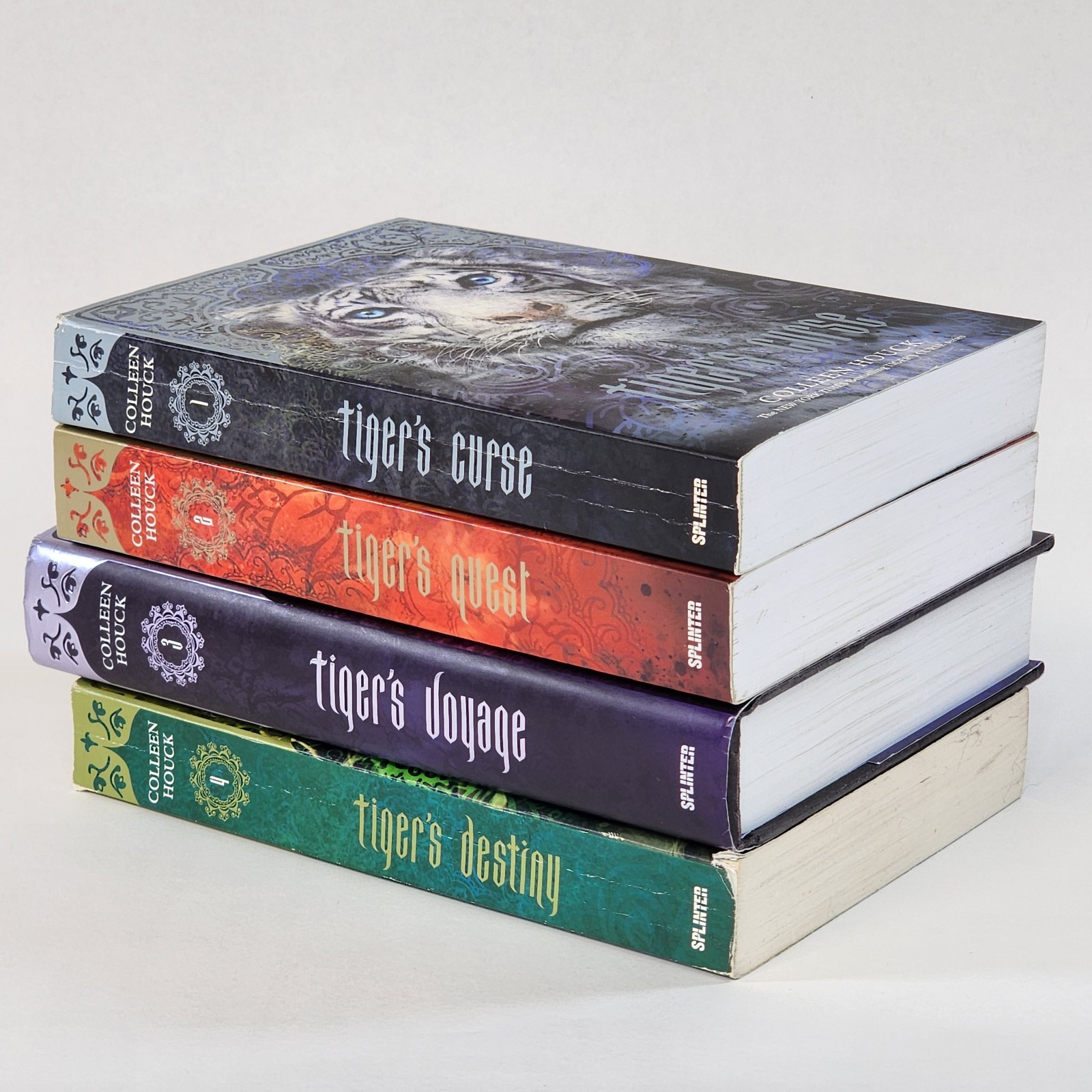 TIGER’S CURSE Complete Set Books 1-4 Colleen Houck Paperback/Hardcover