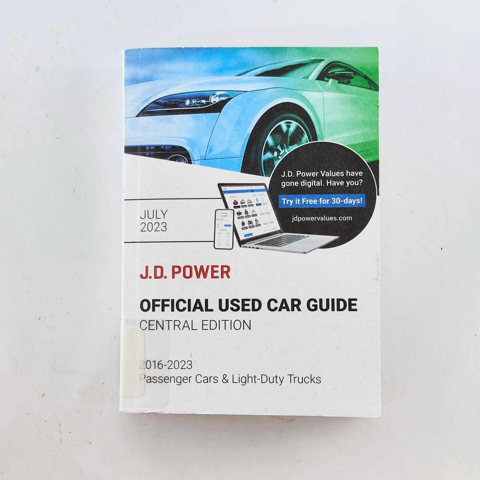 JD Power Official Used Car Guide Central Edition 2016-2023 July 2023 Book
