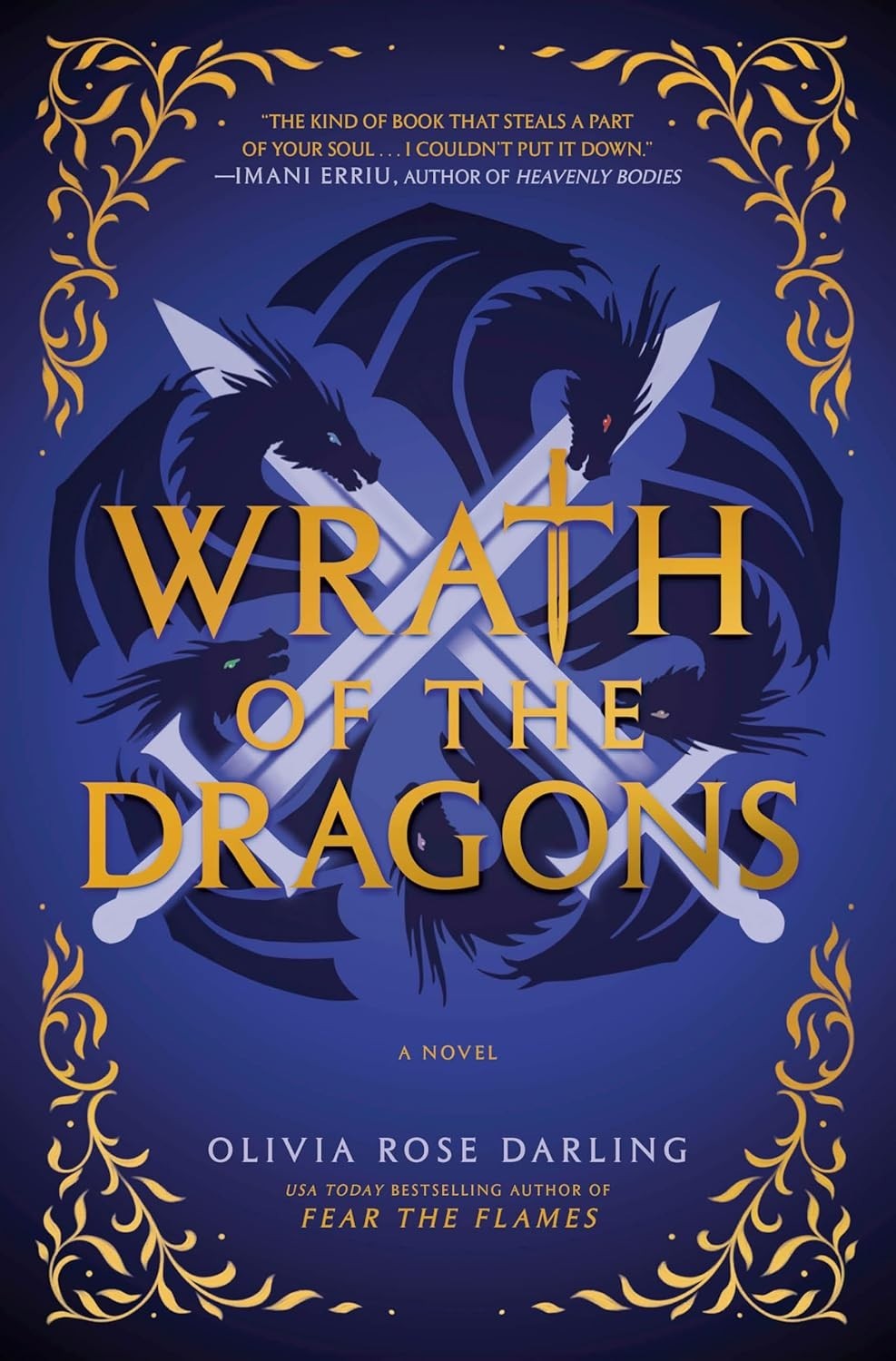 🐉 WRATH OF THE DRAGONS by Olivia Rose Darling HC w/Dust Jacket NEW, FAST SHIP!