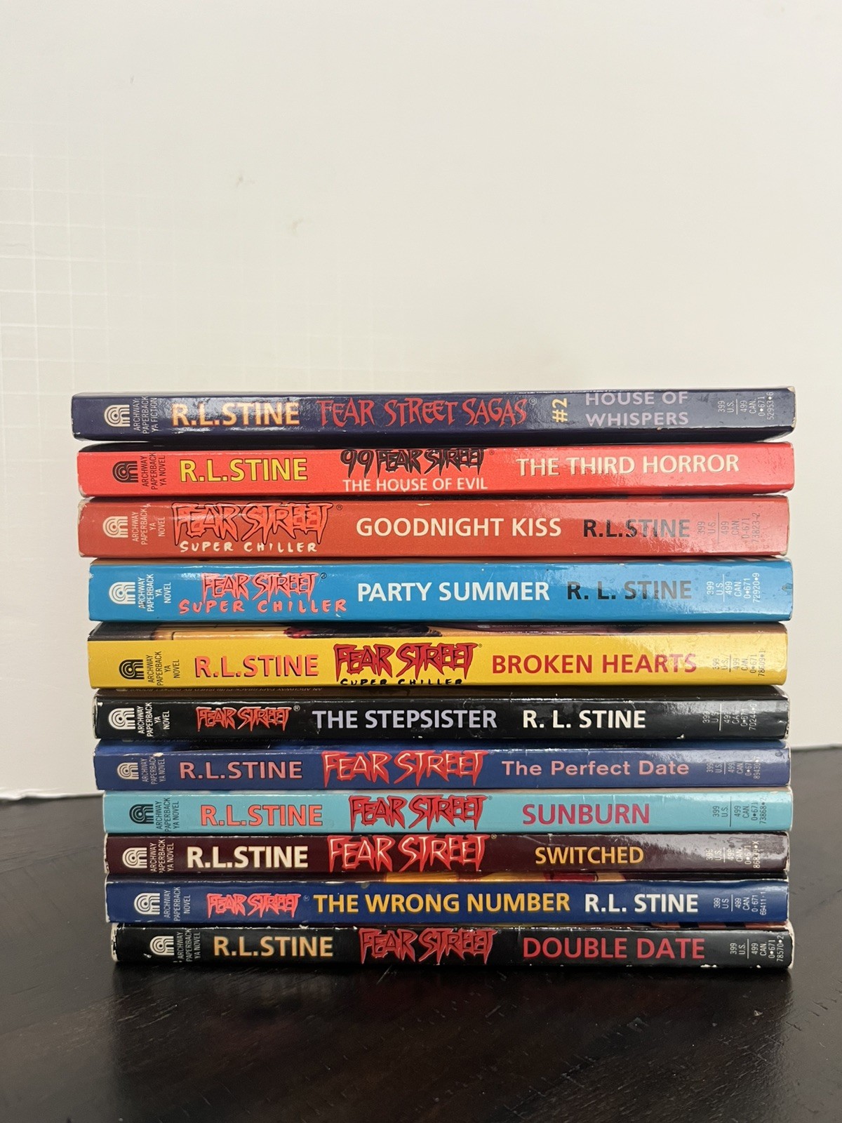 Vintage R.L. Stine Fear Street Young Adult Horror Paperbacks Lot 11 Books 1990’s