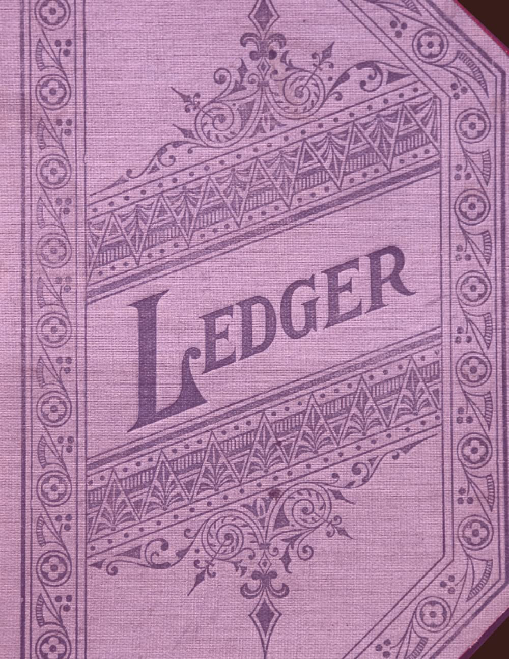 Ledger: 3 Column Accounting Ledger Book 8.5X11″ 100 Pages